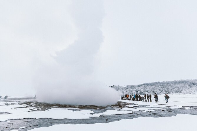 Golden Circle, Kerid and Sky Lagoon Small Group Day Tour - Geysir is a reliable geothermal show
