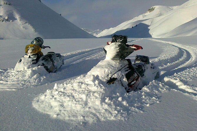 Golden Circle Super Jeep Adventure with Snowmobiling on Glacier - One hour on Langjökull glacier