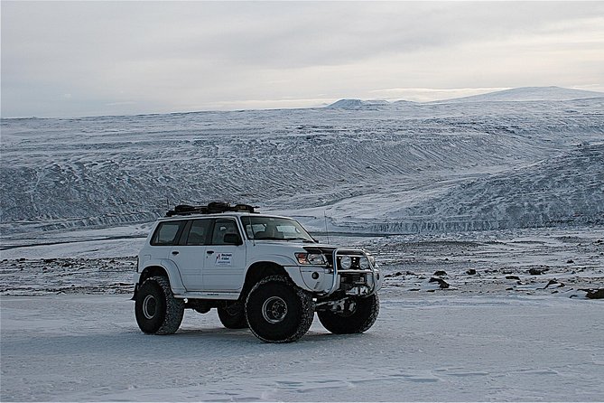 Golden Circle Super-Jeep Tour and Snowmobiling from Reykjavik - The rough road to Langjökull glacier