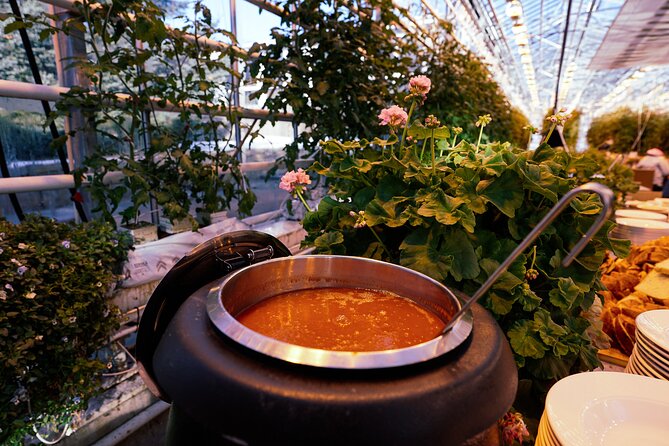 Golden Circle with Tomato Farm Lunch & Secret Lagoon Bathing - Friðheimar and lunch inside the tomato greenhouse