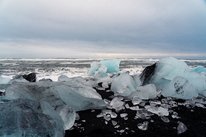 Guided Glacier Lagoon and Diamond Beach Day Trip from Reykjavik - Diamond Beach and the black-sand shore
