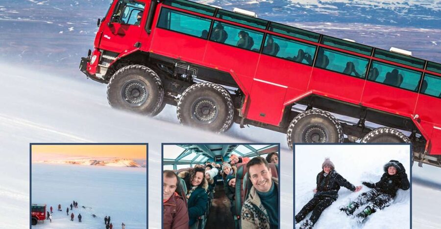 Gullfoss: Sleipnir Monster Truck Tour of Langjökull Glacier - Learning about Langjökull from local guides