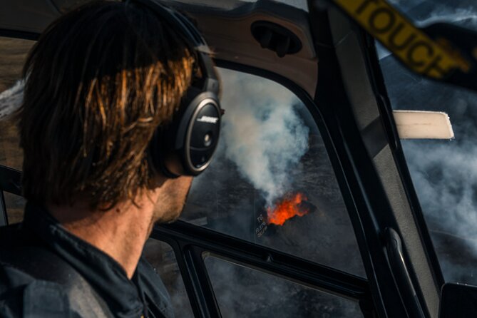 Helicopter Tour Over Iceland’s Reykjanes Volcano Eruption Site - The possible landing on cooled lava