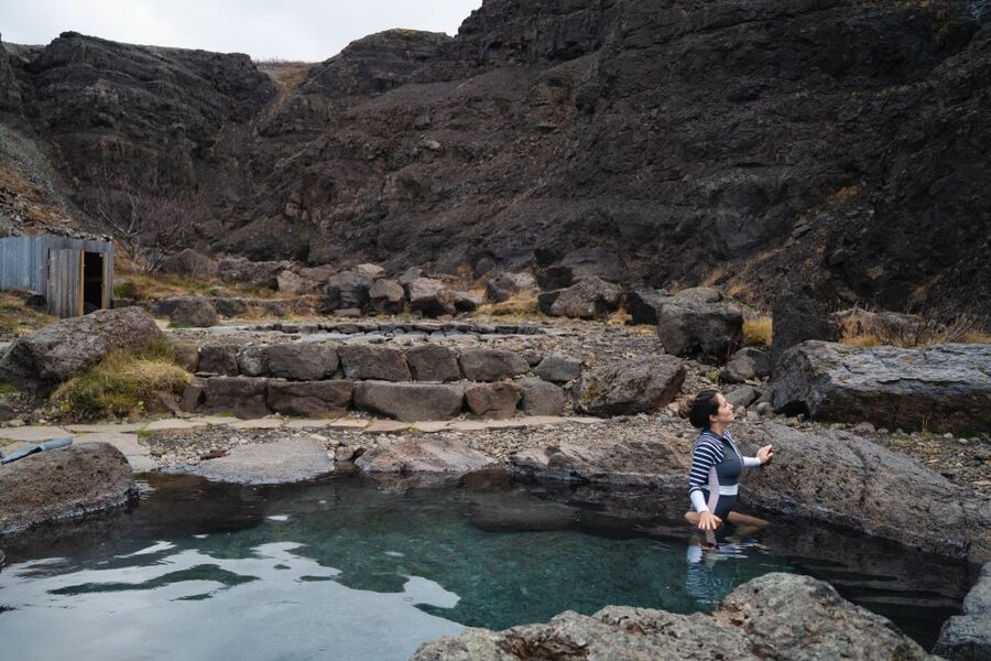Husafell: Canyon Baths Soak with Short Highlands Hike - Langifoss and the story of a vanished glacier
