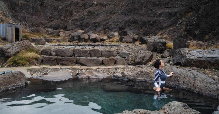 Husafell: Canyon Baths Soak with Short Highlands Hike - A short walk with more to see than expected