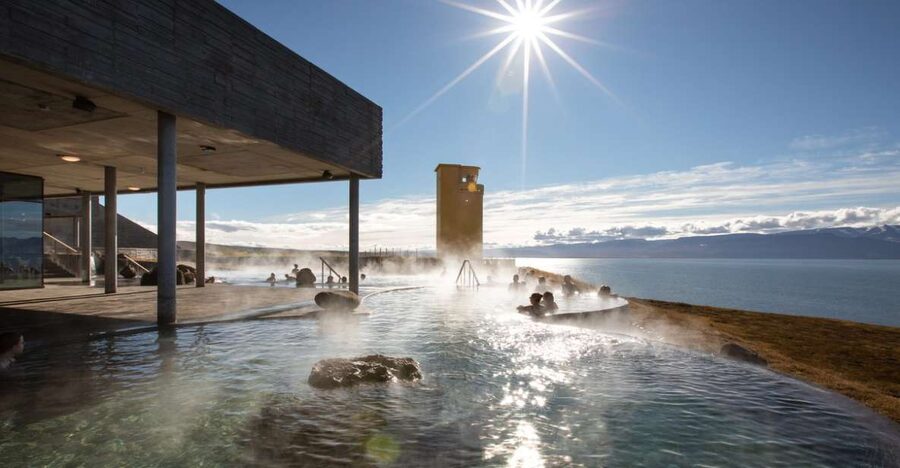 Husavik: GeoSea Geothermal Baths Entrance Ticket - What the 38 to 39°C pools feel like