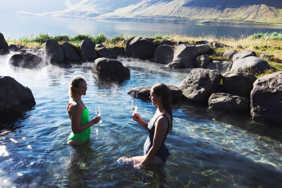 Hvammsvik Hot Springs: Admission Package - Seven pools, several temperatures, and room to settle in