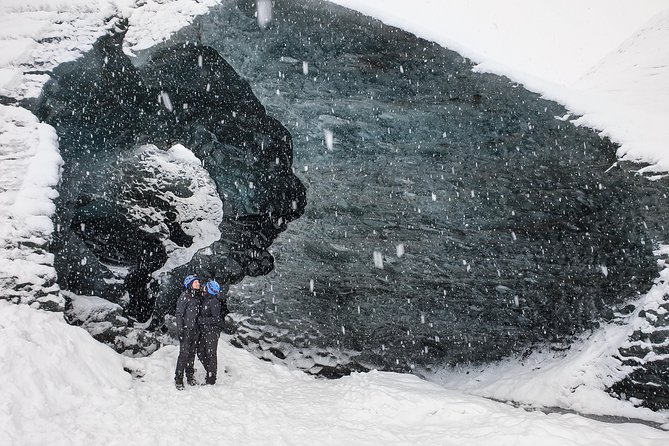 Ice Cave and Glacier Walk into Blue Glacier Canyon - Entering the blue ice cave