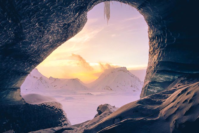 Ice Cave at Katla Volcano - Beyond the entrance, the glacier valley