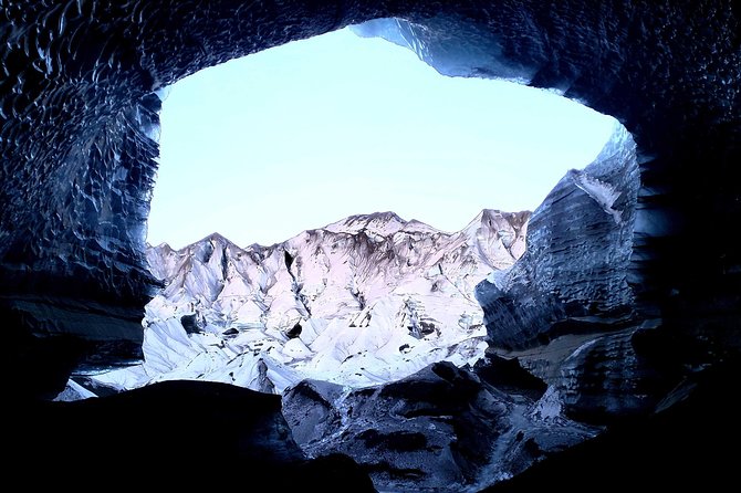 Ice Cave by Katla Volcano Super Jeep Tour from Vik - Inside the cave: black ice, blue ice, and changing walls