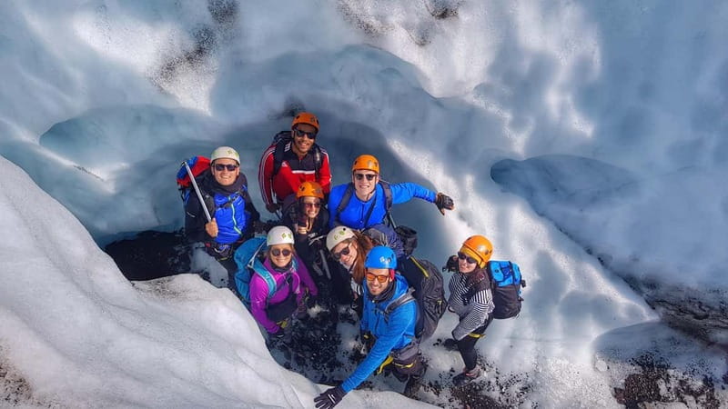 Iceberg Boat Tour, Glacier Hike & Jeep Adventure - Walking onto Fjallsjokull Glacier