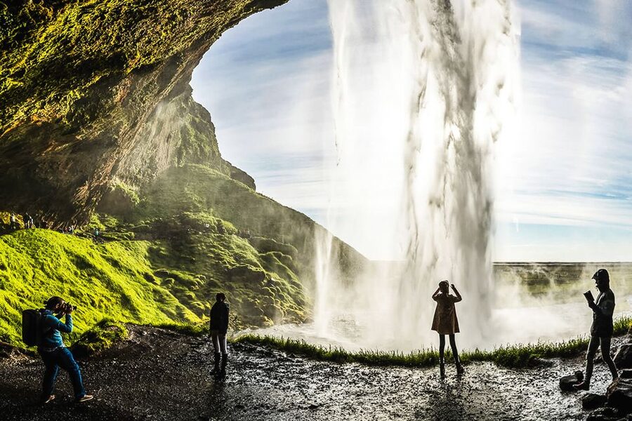 Iceland: Full-Day South Coast, Black Beach & Waterfalls Tour - Sólheimajökull from the road