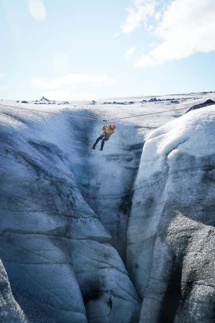 Iceland: Glacier Zip Line Tour with Hike or Ice Cave Visit - Key points at a glance