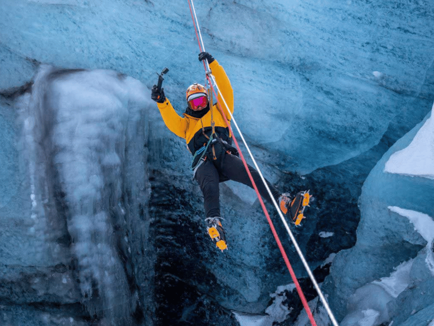 Iceland: Glacier Zip Line Tour with Hike or Ice Cave Visit - Winter inside the Crystal Ice Cave
