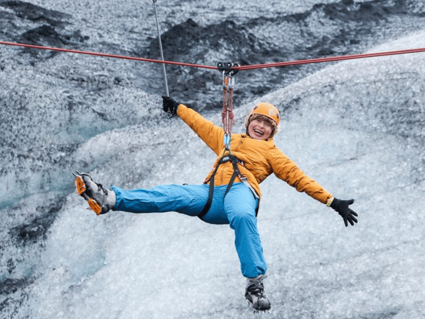 Iceland: Glacier Zip Line Tour with Hike or Ice Cave Visit - What $505 buys you