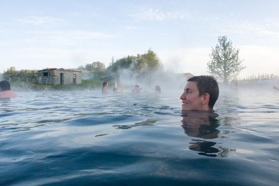 Iceland Secret Lagoon Admission Ticket - Choosing the right time for a quieter soak