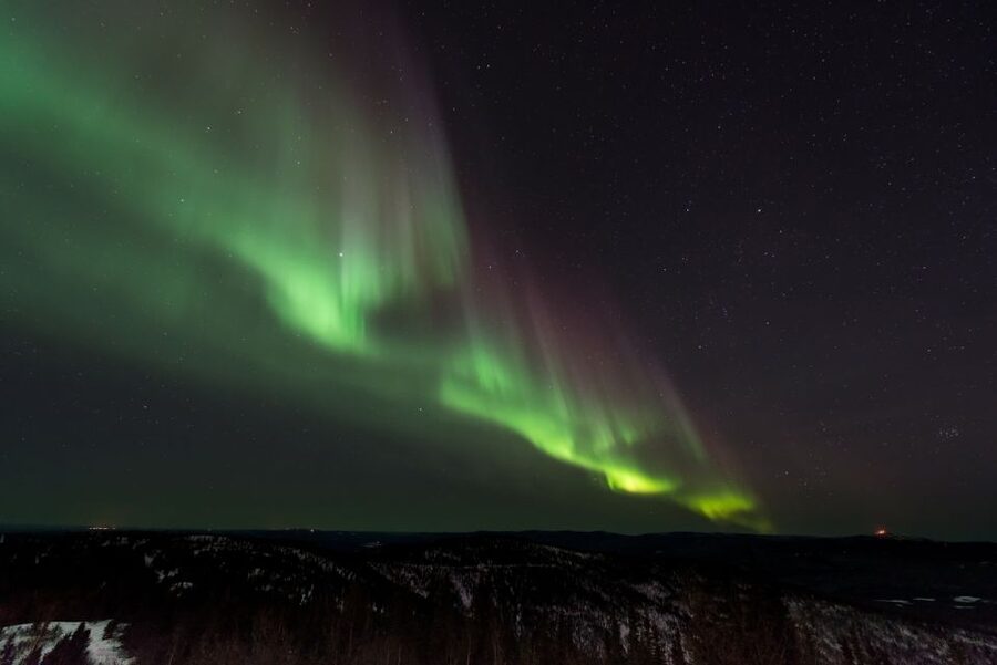 Iceland: South Coast and Northern Lights Tour - Skógafoss and the view from the steps