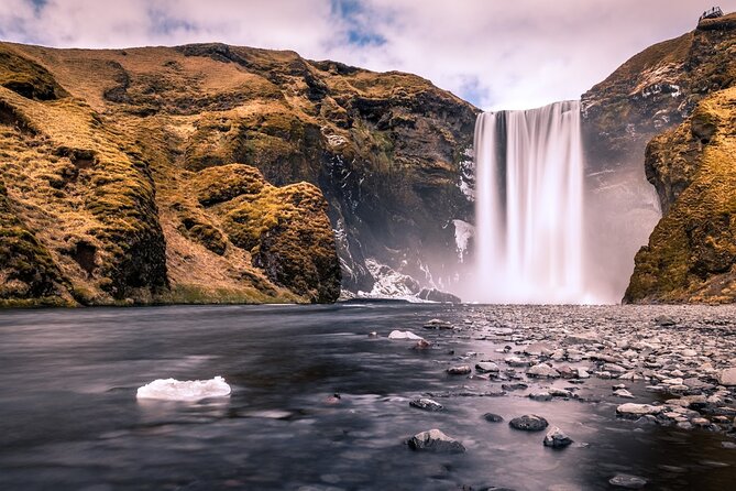 Iceland South Coast Tour with Pickup - Solheimajokull, a close view of Icelandic ice