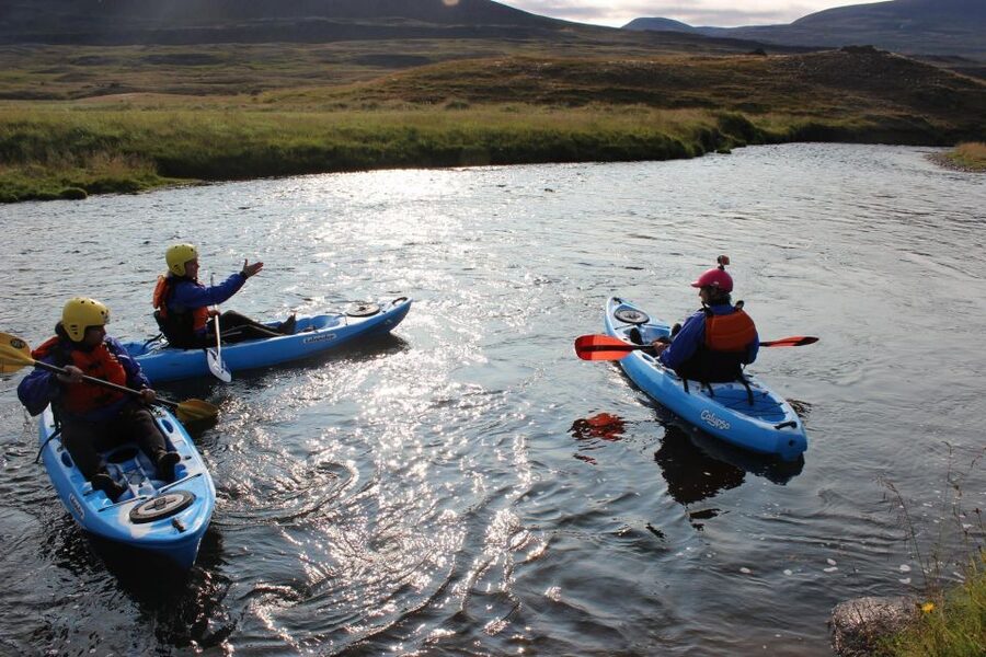 Icelandic Kayak Trip - Riding 15 minutes to the launch point