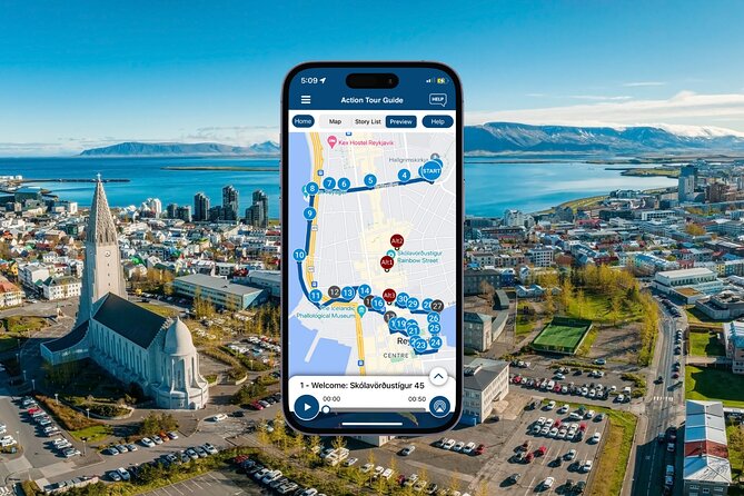 Icelands Reykjavik Self Guided Walking Audio Tour - A 1.6-mile introduction to Reykjavik