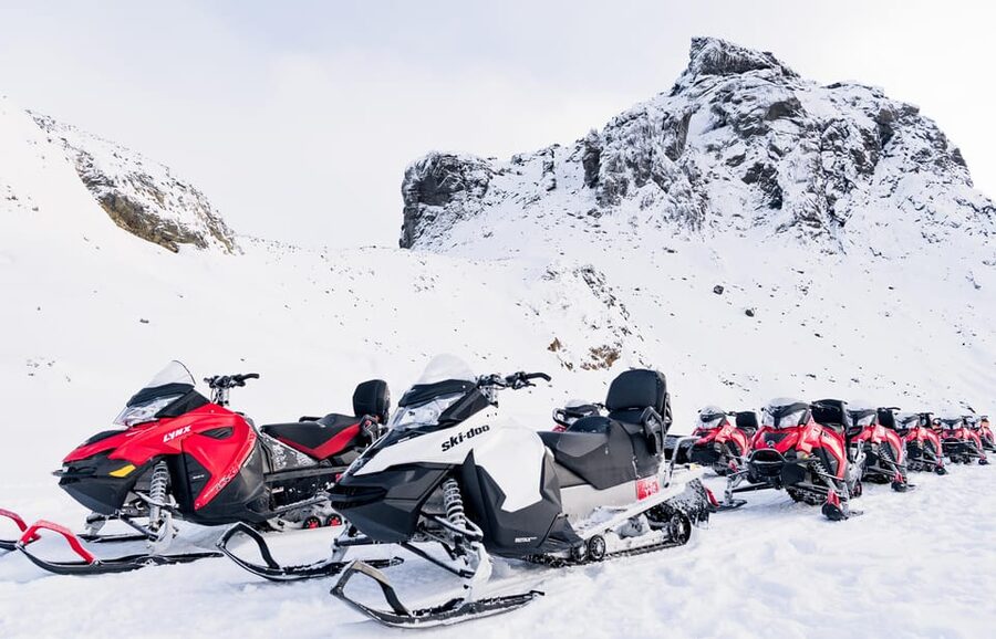 Into the Glacier: Snowmobile + Langjökull Ice Tunnel Combo - From the activity center to Langjökull’s snowline