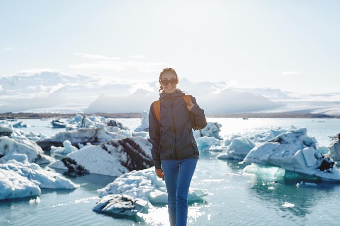 Jökulsárlón Glacier Lagoon and the South Coast Private Tour from Reykjavik - Reynisfjara offers black sand, basalt, and serious sea conditions