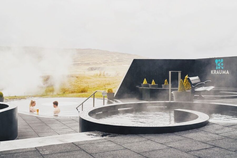 Krauma Geothermal Baths Entrance Ticket - Krauma’s hot-water setting near Deildartunguhver