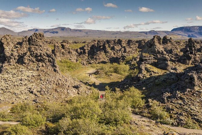 Lake Myvatn, Hot-Springs & Godafoss Waterfall Tour from Akureyri - Námaskarð: geothermal ground with a sulphur smell