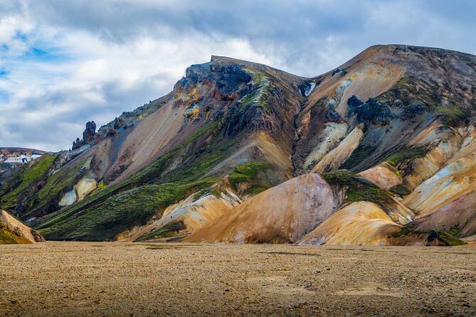 Landmannalaugar Hiking, Haifoss Waterfall and Hot Springs Tour - Bláhylur, a crater lake with a volcanic past