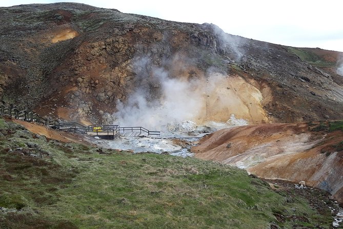 Lava, Craters and Hot Springs Private Tour - Reykjanes Lighthouse and Atlantic views