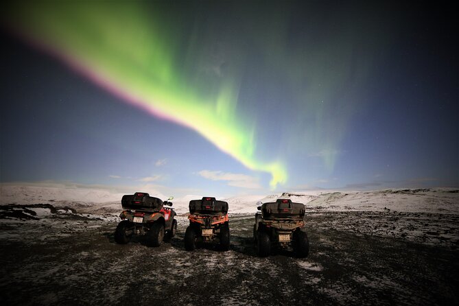 Northern Lights ATV Quad Adventure from Reykjavik - Mount Hafrafell and the Reykjavik panorama