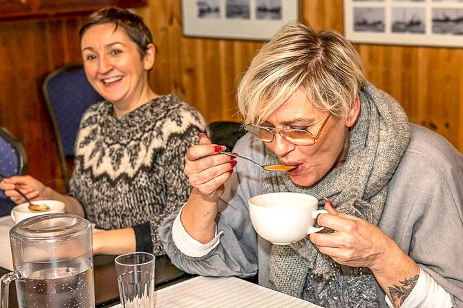 Private Food Walking Tour in Reykjavik - Shellfish soup beside Reykjavik Harbor