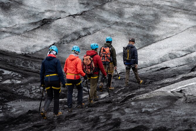 Private Glacier Hike on SÓLHEIMAJÖKULL : Blue Ice Expedition - Looking into moulins and possible ice caves