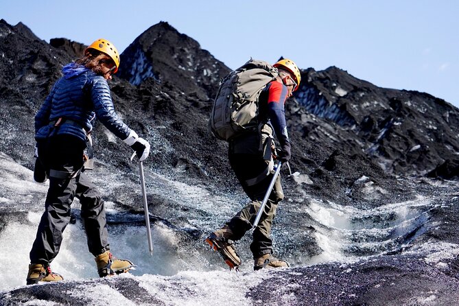 Private Glacier Hike on Sólheimajökull - The first steps: fitting gear and learning the ice