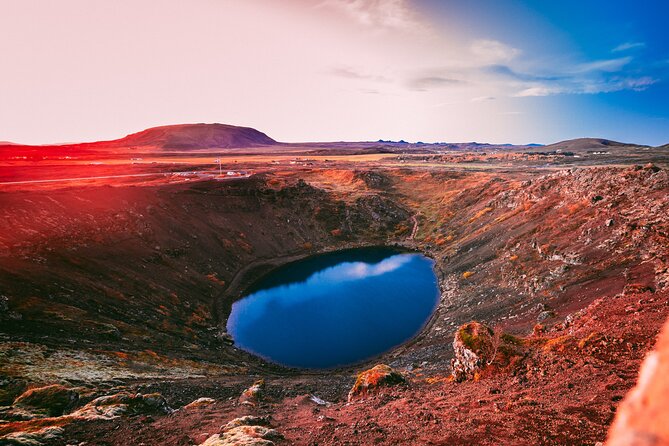 Private Golden Circle Tour Iceland | Day Tour - Kerið crater closes the route with color and scale