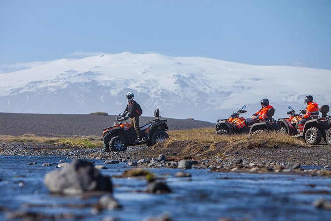 Quad Bike Tour on Black Lava Sands from Mýrdalur - Returning beside the mountain
