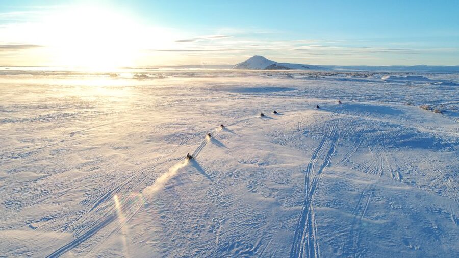 Reykjahlid: Snowmobile Adventure by Lake Mývatn - The best part is the local voice