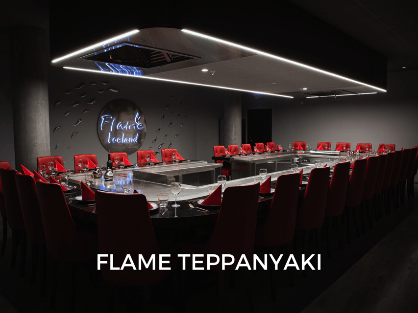 Reykjavík: 7-Course Teppanyaki Tasting Menu with Fire Show - A Seven-Course Dinner With Fire at the Center