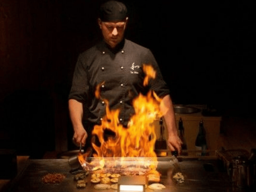 Reykjavík: 7-Course Teppanyaki Tasting Menu with Fire Show - Course One: Icelandic Beef Carpaccio