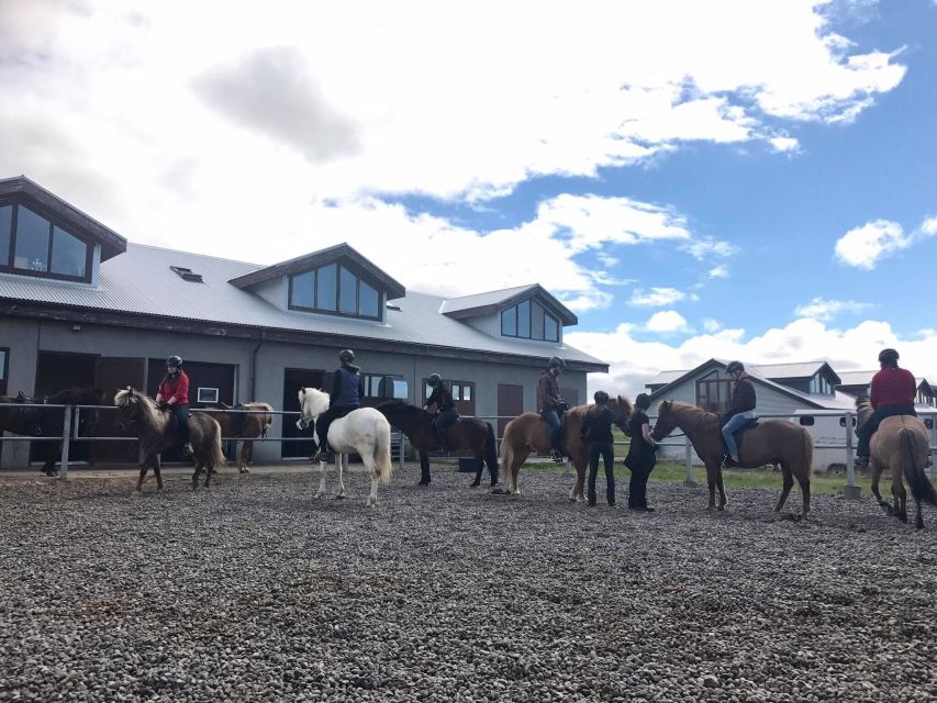 Reykjavik: Evening Sleipnir Horse Riding Tour with Pickup - Rauðhólar’s red volcanic formations