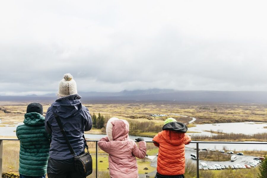 Reykjavik: Golden Circle, Crater & Blue Lagoon Minibus Tour - Kerið Crater: striking, but short on time
