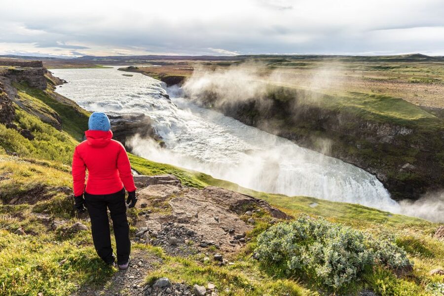 Reykjavik: Golden Circle Day Trip with Blue Lagoon Transfer - Gullfoss and the force of falling water