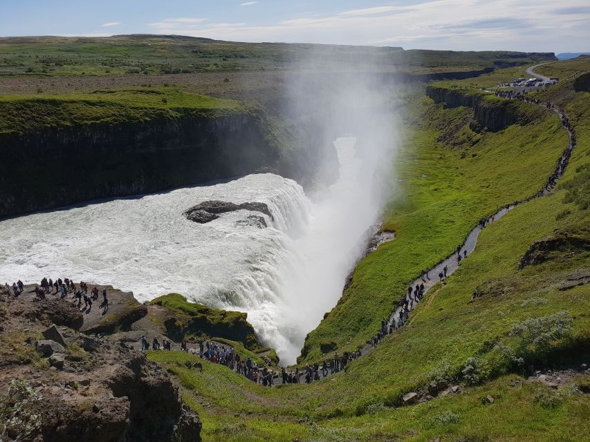 Reykjavik: Golden Circle, Kerid Crater, & Blue Lagoon Tour - Gullfoss, Iceland’s great waterfall