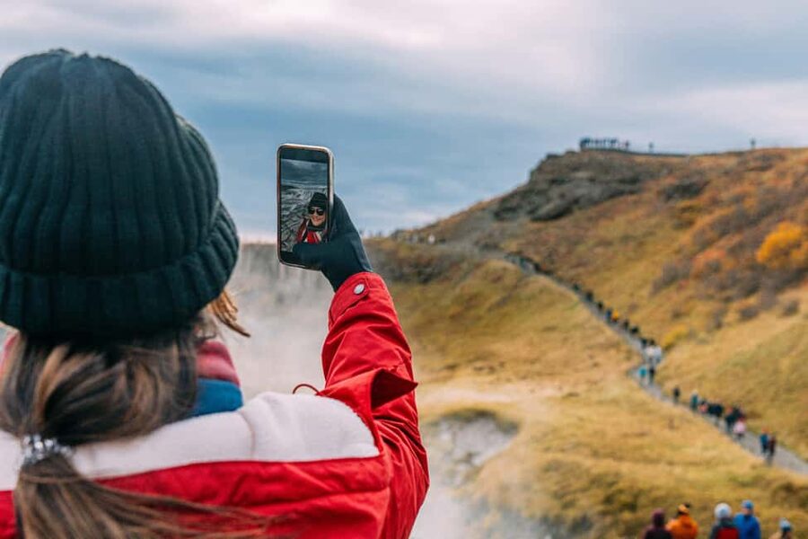 Reykjavík: Golden Circle, Secret Lagoon, & Friðheimar Tour - Gullfoss, Iceland’s powerful Golden Waterfall