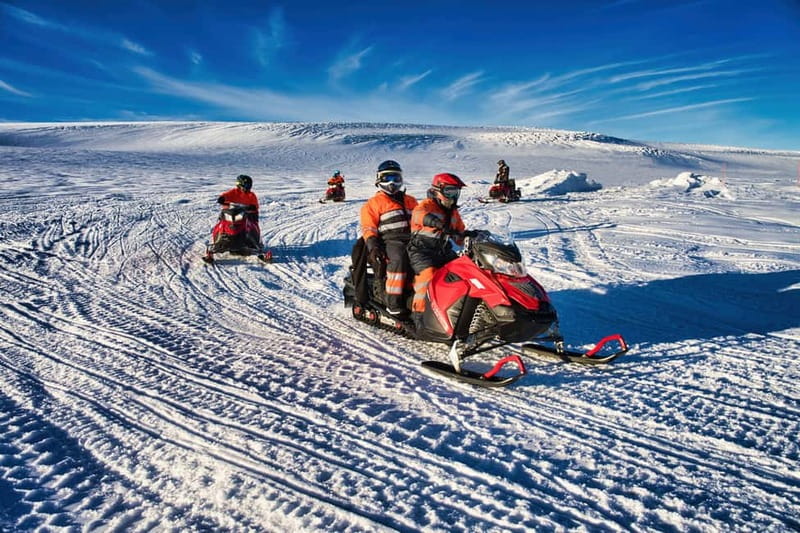 Reykjavik: Golden Circle Super Jeep and Snowmobile Tour - Gullfoss, the Golden Falls