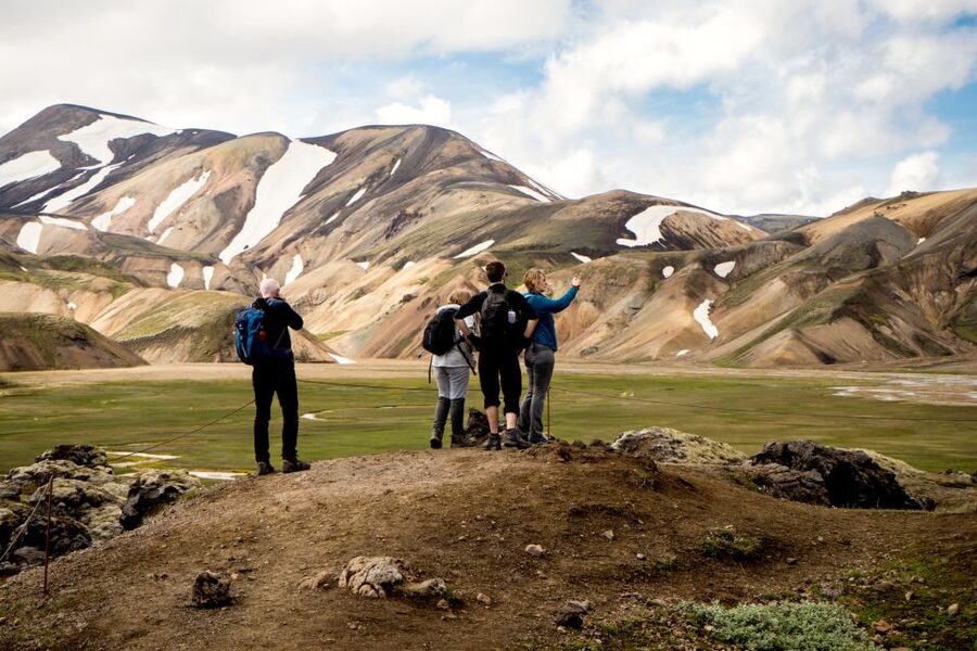 Reykjavík: Landmannalaugar Hike and the Valley of Tears - Landmannalaugar and the black lava of Laugahraun