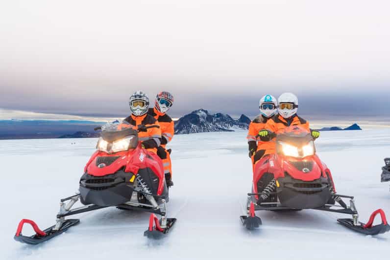 Reykjavík: Langjökull Glacier Snowmobile Tour with Ice Cave - From Reykjavík to Skjól, the long way to the ice