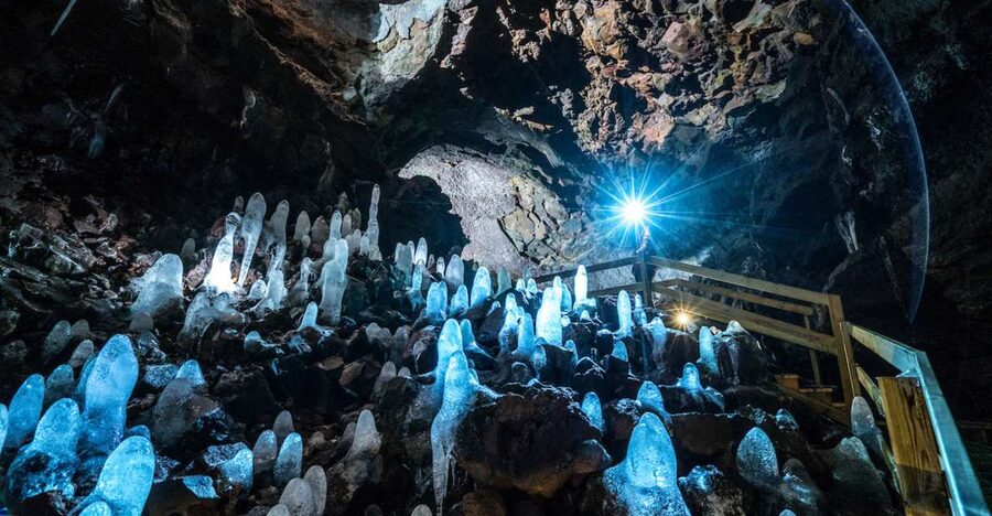 Reykjavik: Lava Cave, Hot Springs, and Waterfalls Tour - A full day west of Reykjavík