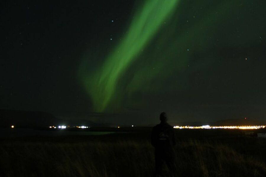 Reykjavik: Northern Lights Motor Yacht Cruise - Watching the aurora over Faxaflói Bay
