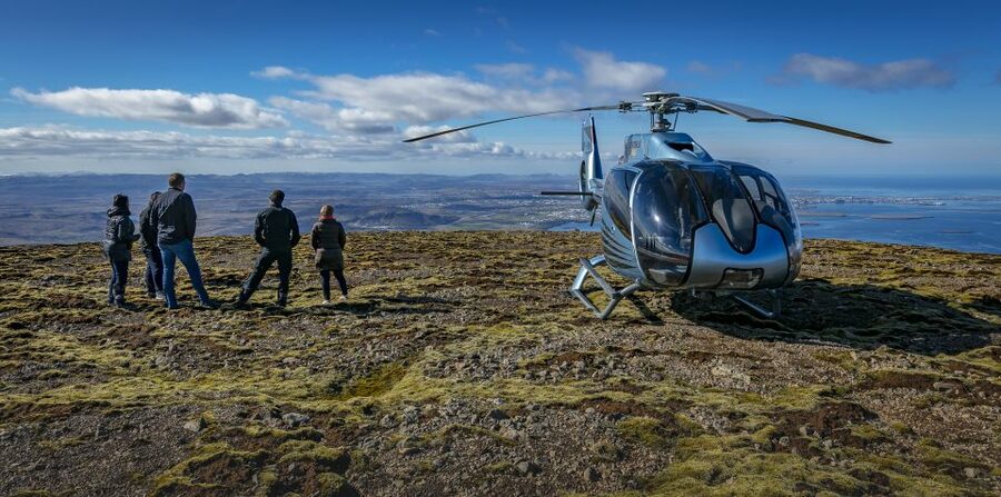 Reykjavik: Panoramic Helicopter Flight with Summit Landing - From Reykjavik Domestic Airport to the Harbor